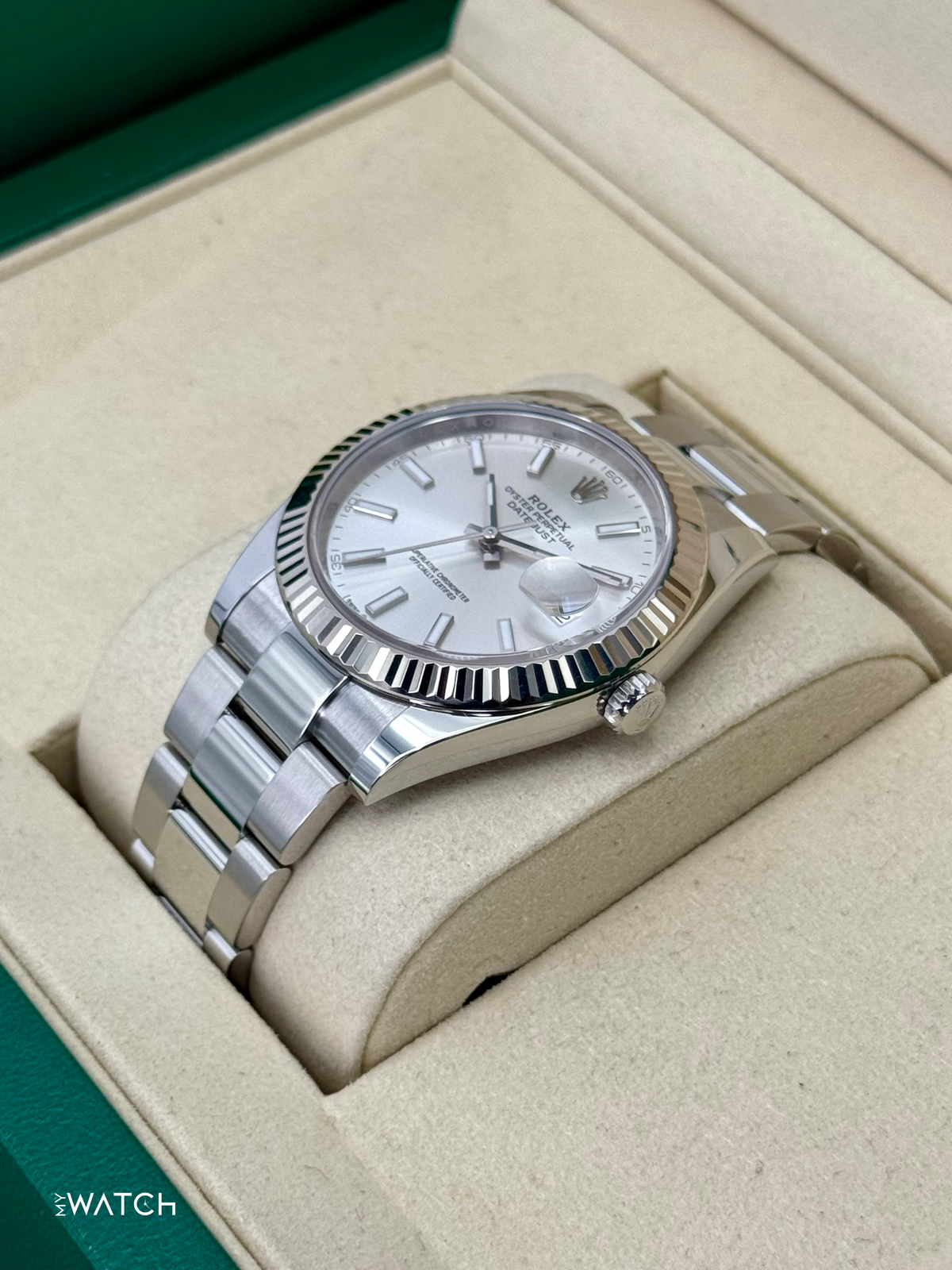 2025 Rolex Datejust 41mm 126334 Stainless Steel Oyster Silver Dial