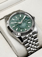 NEW 2026 Rolex Sky-Dweller 42mm 336934 Jubilee Green Dial (STICKERED)