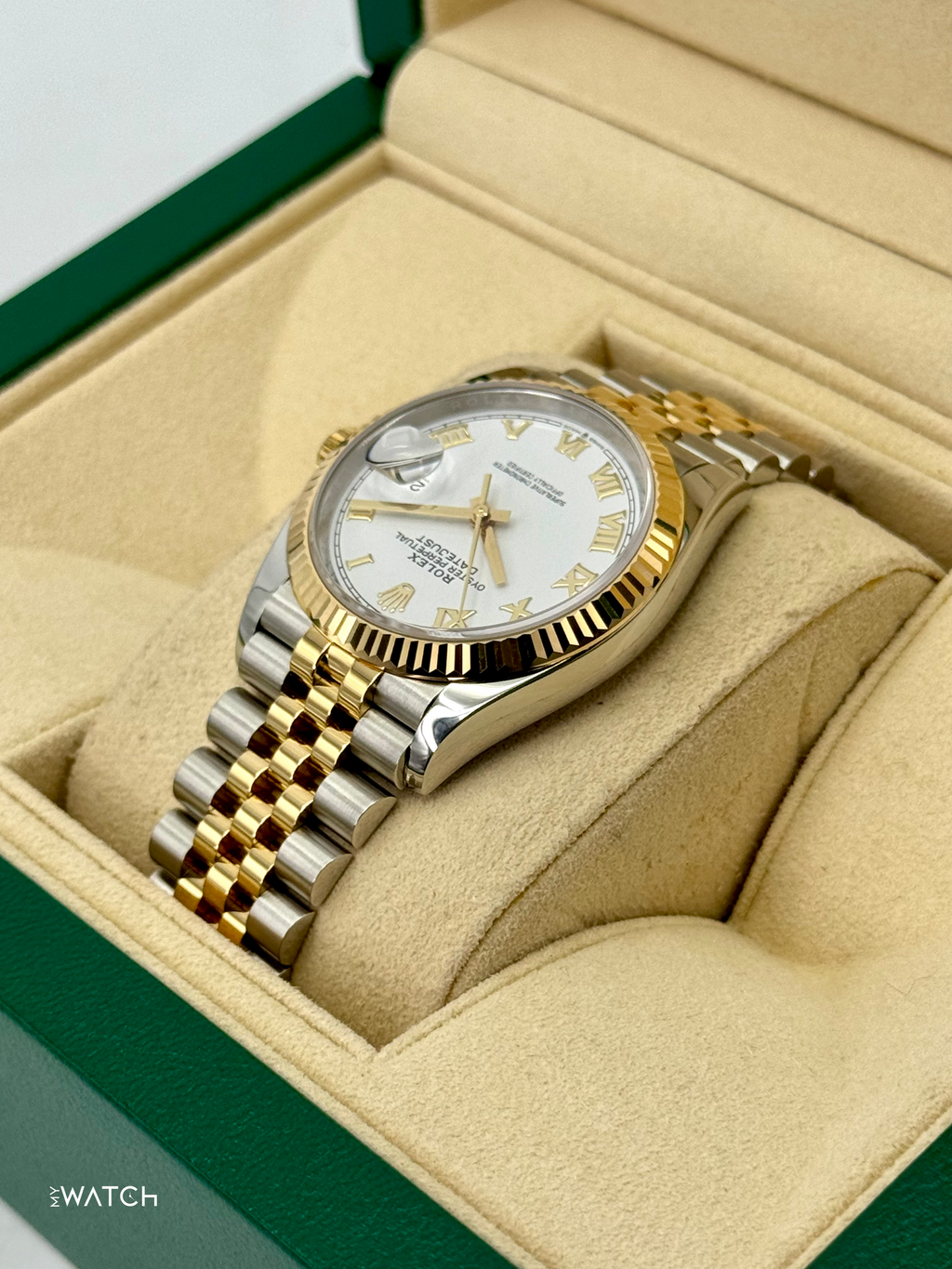 2018 Rolex Datejust 36mm 126233 Two-Tone Jubilee White Dial