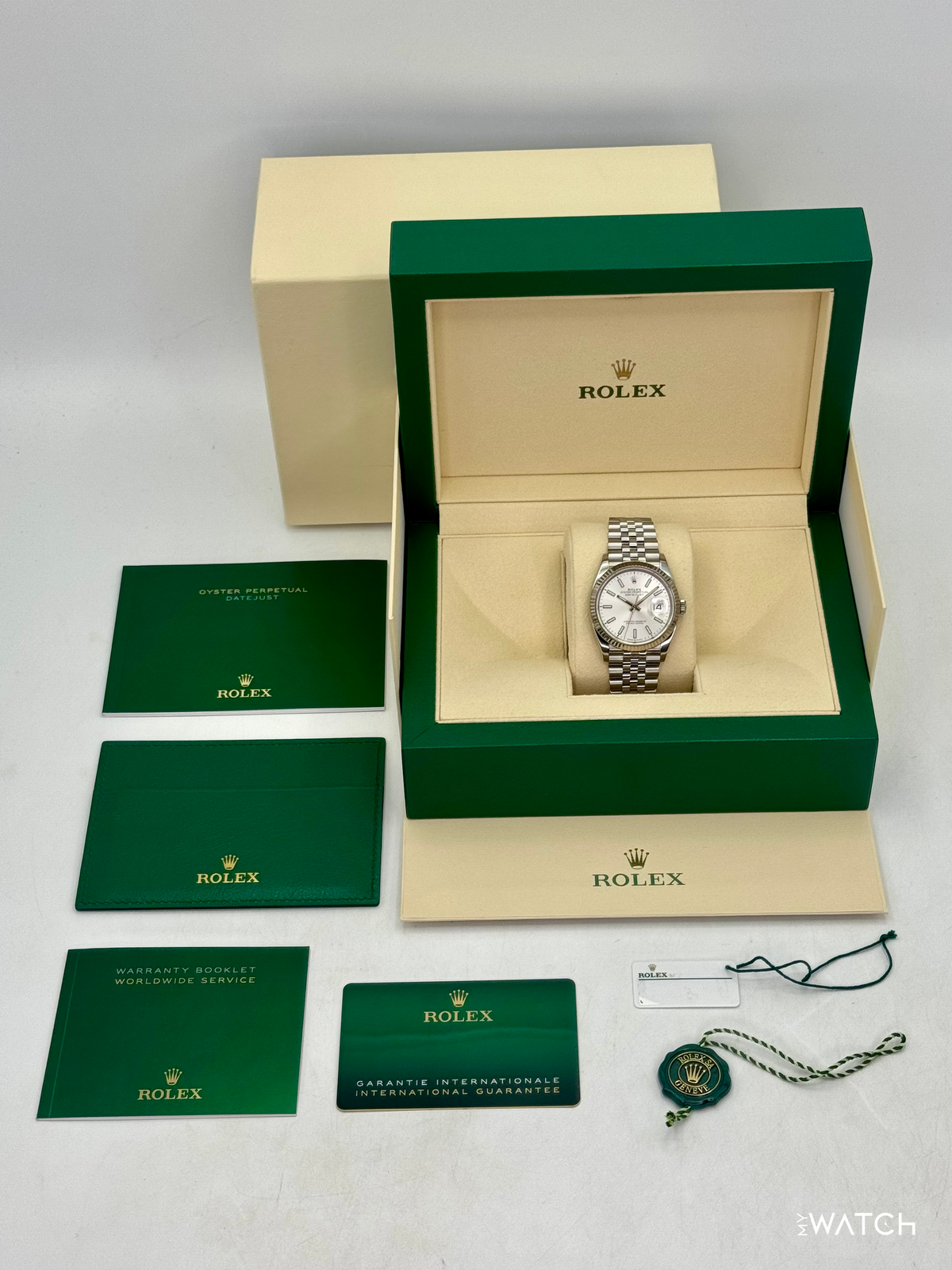 2021 Rolex Datejust 36mm 126234 Stainless Steel Jubilee Silver Dial