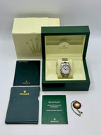 2005 Rolex Datejust Turn-O-Graph 36mm 116264 Oyster White Dial
