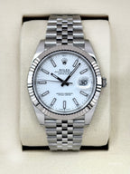 NEW 2026 Rolex Datejust 41mm 126334 Stainless Steel Jubilee White Dial