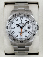NEW 2026 Rolex Explorer II 42mm 226570 Stainless Steel Polar White Dial