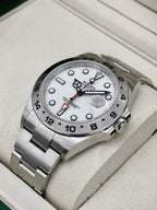 NEW 2026 Rolex Explorer II 42mm 226570 Stainless Steel Polar White Dial