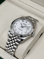 NEW 2026 Rolex Datejust 41mm 126334 Stainless Steel Jubilee White Roman Numeral Dial