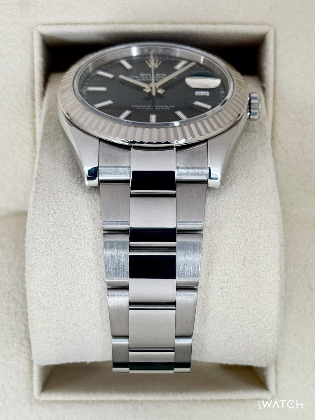 2021 Rolex Datejust 41mm 126334 Stainless Steel Oyster Blue Dial
