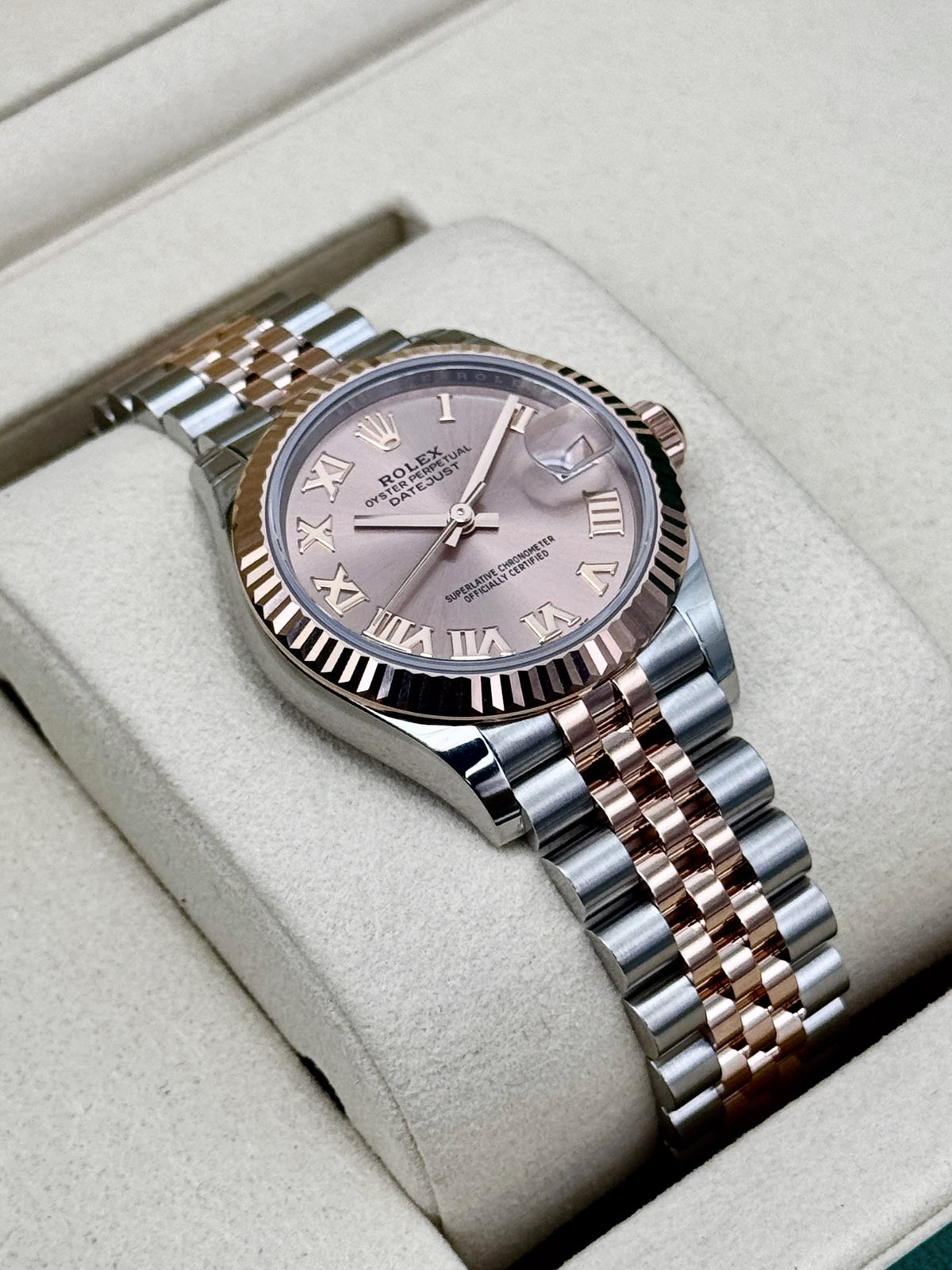 NEW 2026 Rolex Ladies Datejust 31mm 278271 Two-Tone Jubilee Pink Dial