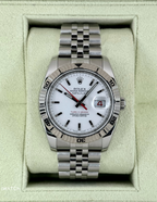 2014 Rolex Datejust Turn-O-Graph 36mm 116264 Jubilee White Dial