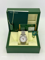 2014 Rolex Datejust Turn-O-Graph 36mm 116264 Jubilee White Dial