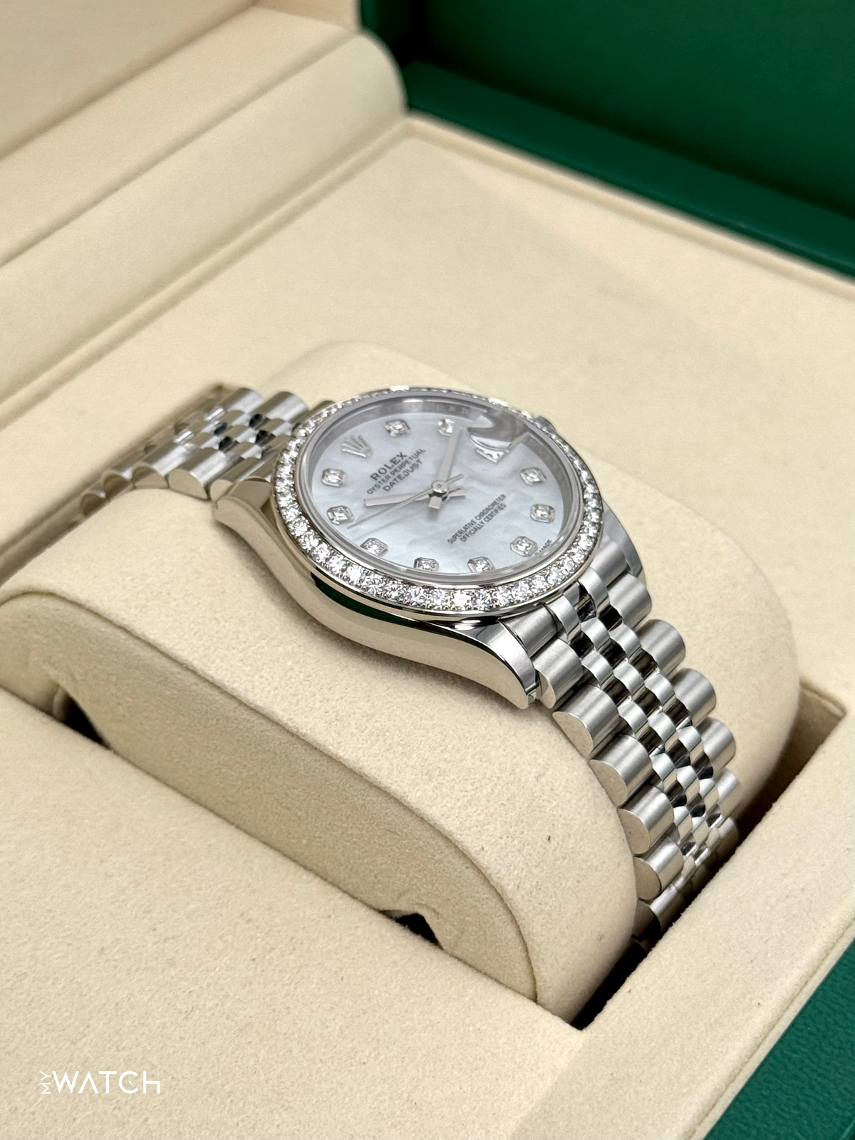 NEW 2025 Rolex Lady Datejust 31mm 278384RBR Jubilee MOP Diamond Dial