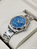 2025 Rolex Lady Datejust 31mm 278274 Stainless Steel Oyster Azzuro Blue Floral Dial