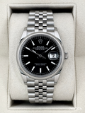 2024 Rolex Datejust 36mm 126200 Stainless Steel Jubilee Black Dial