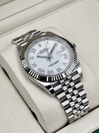 NEW 2026 Rolex Datejust 41mm 126334 Stainless Steel Jubilee White Roman Numeral Dial