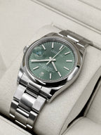 2024 Rolex Datejust 36mm 126200 Oyster Mint Green Dial