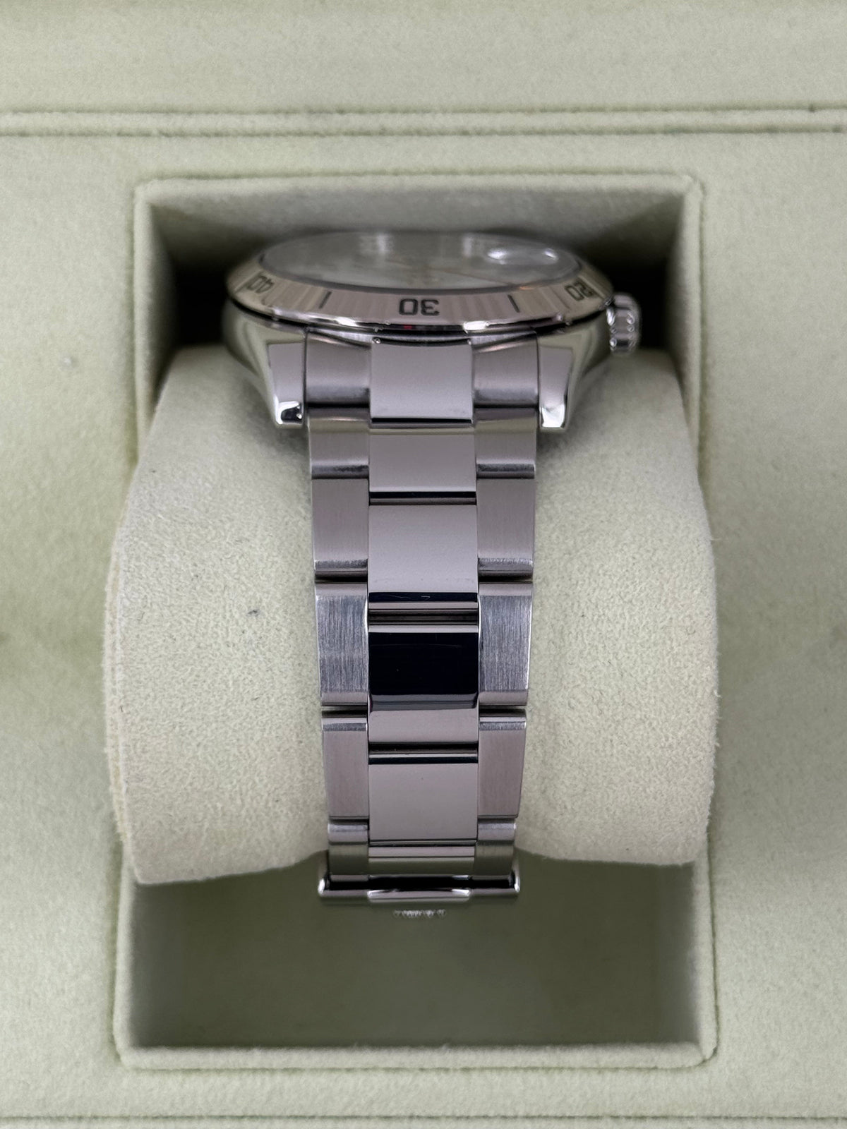 2005 Rolex Datejust Turn-O-Graph 36mm 116264 Oyster White Dial