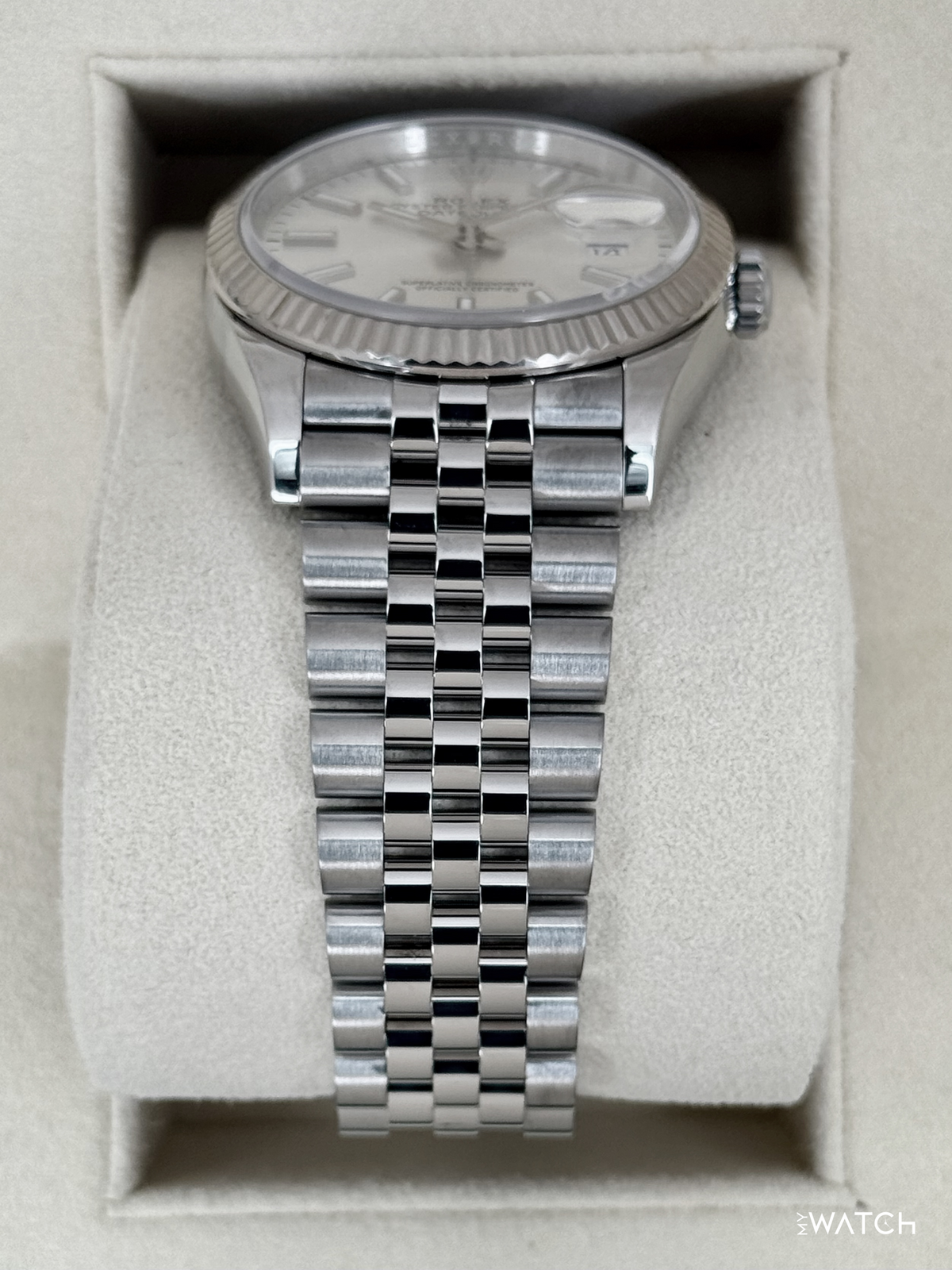 2021 Rolex Datejust 36mm 126234 Stainless Steel Jubilee Silver Dial