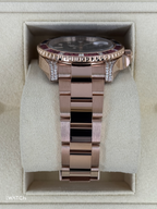 2021 Rolex GMT-Master II 40mm 126755SARU Rose Gold Sapphire and Ruby