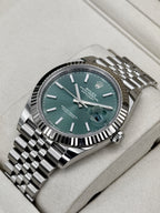 2025 Rolex Datejust 41mm 126334 Stainless Steel Jubilee Green Dial