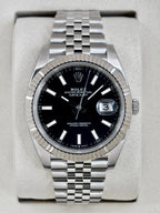 NEW 2026 Rolex Datejust 41mm 126334 Stainless Steel Jubilee Black Dial