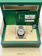 2017 Rolex Datejust 41mm 126334 Jubilee White Stick Dial