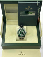 NEW OLD STOCK 2014 Rolex Submariner "Hulk" 40mm 116610LV Green Dial