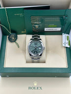 2023 Rolex Datejust 41mm 126300 Oyster Green Dial