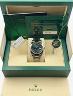 2022 Rolex Datejust 41mm 126300 Oyster Green Dial
