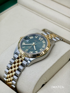 NEW 2025 Rolex Ladies Datejust 31mm 278273 Two-Tone Jubilee Green Dial