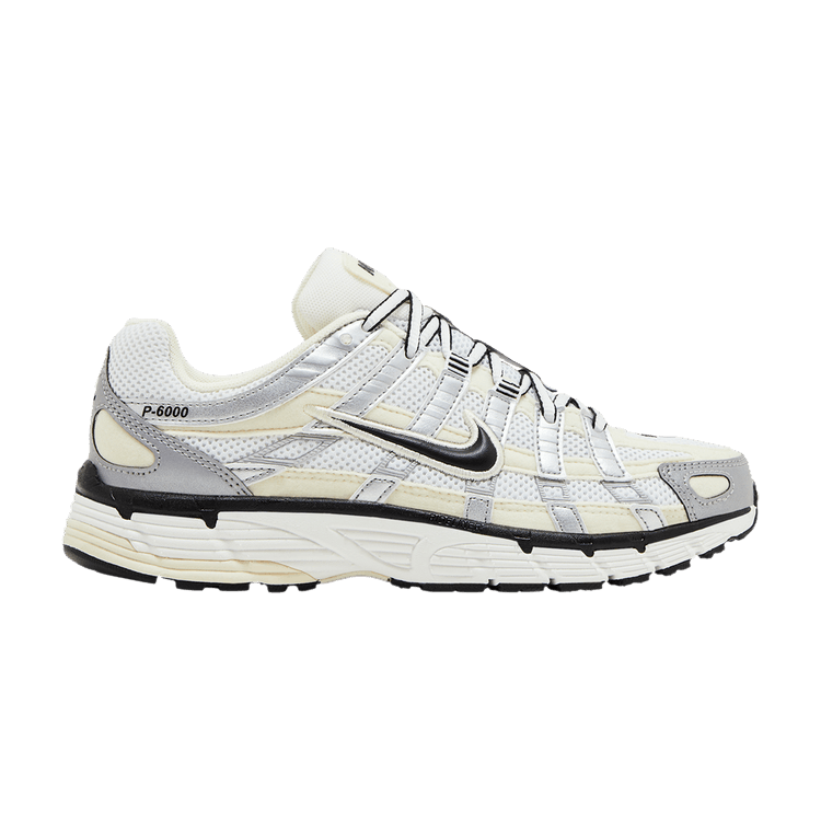 Nike P-6000 Coconut Milk Metallic Silver (Women's)