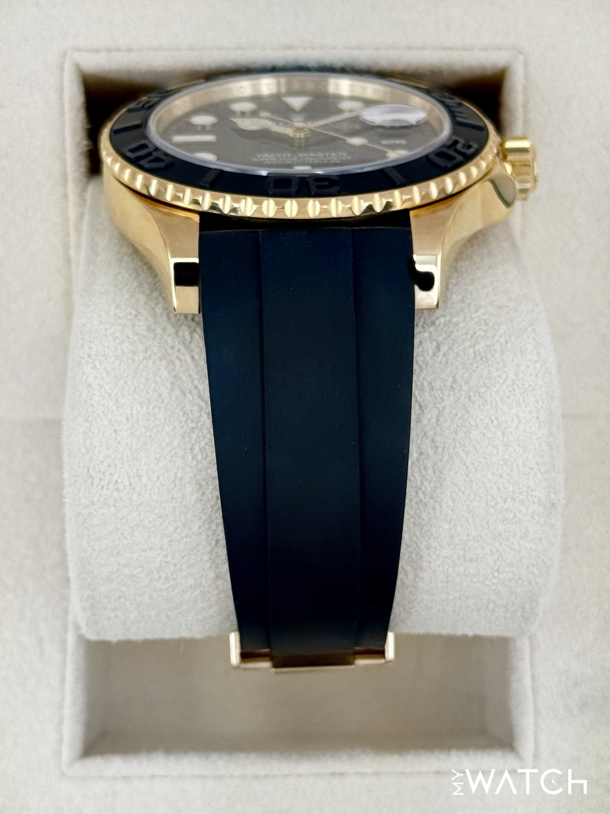 2024 Rolex Yacht-Master 42mm 226658 Gold Oysterflex Black Dial