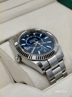 2022 Rolex Sky-Dweller 42mm 326934 Oyster Blue Dial