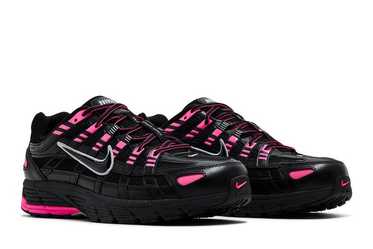 Nike P-6000 Pink Blast Metallic Silver Black