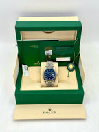 2024 Rolex Datejust 41mm 126334 Stainless Steel Jubilee Blue Dial