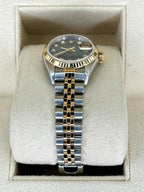 Rolex Lady-Datejust 28mm 79173 Two-Tone Blue 10 Diamond Dial