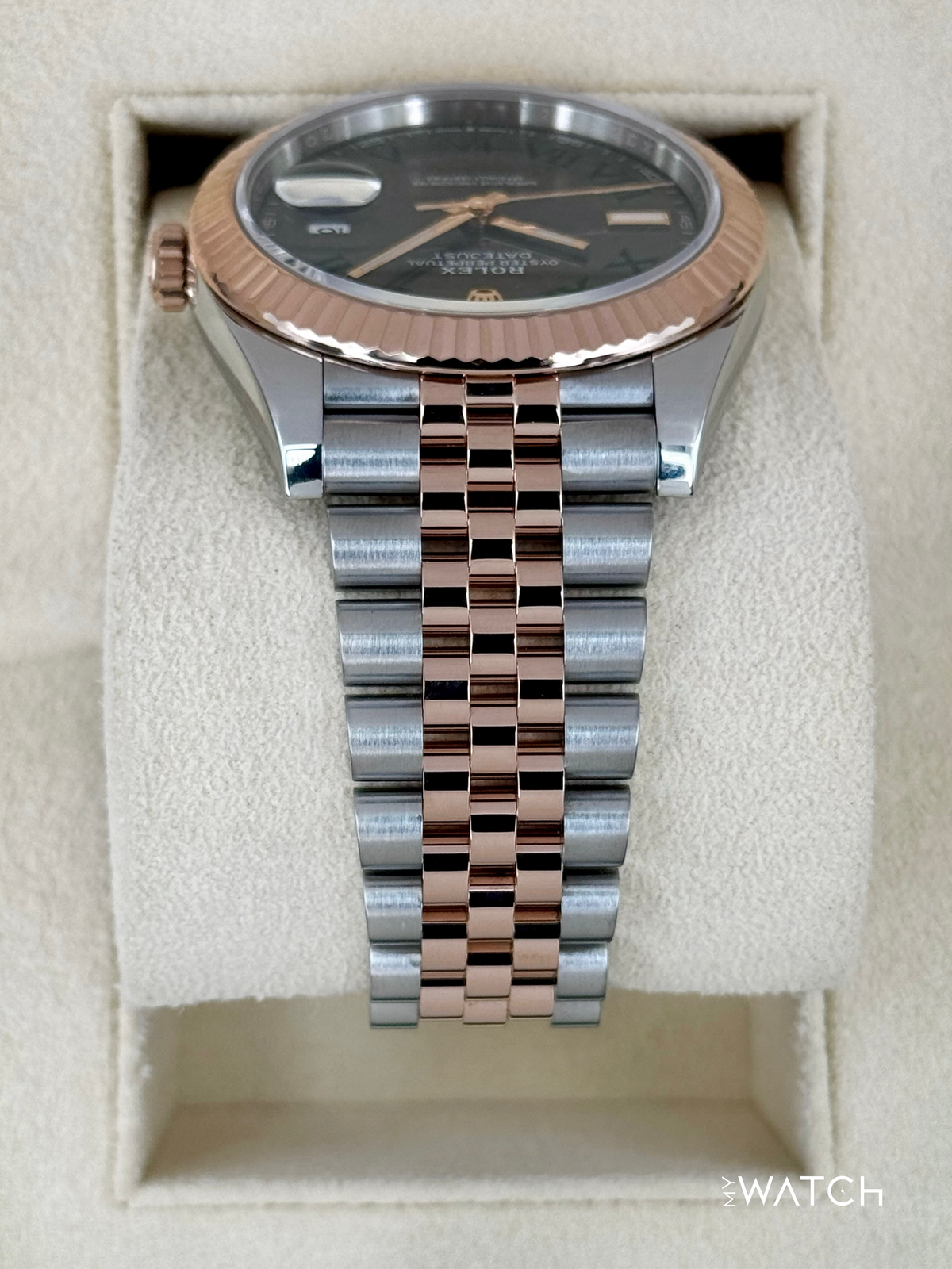 2022 Rolex Datejust 41mm 126331 Two-Tone Jubilee Wimbledon Dial