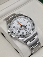 NEW 2026 Rolex Explorer II 42mm 226570 Stainless Steel Polar White Dial (NEW STYLE CARD)