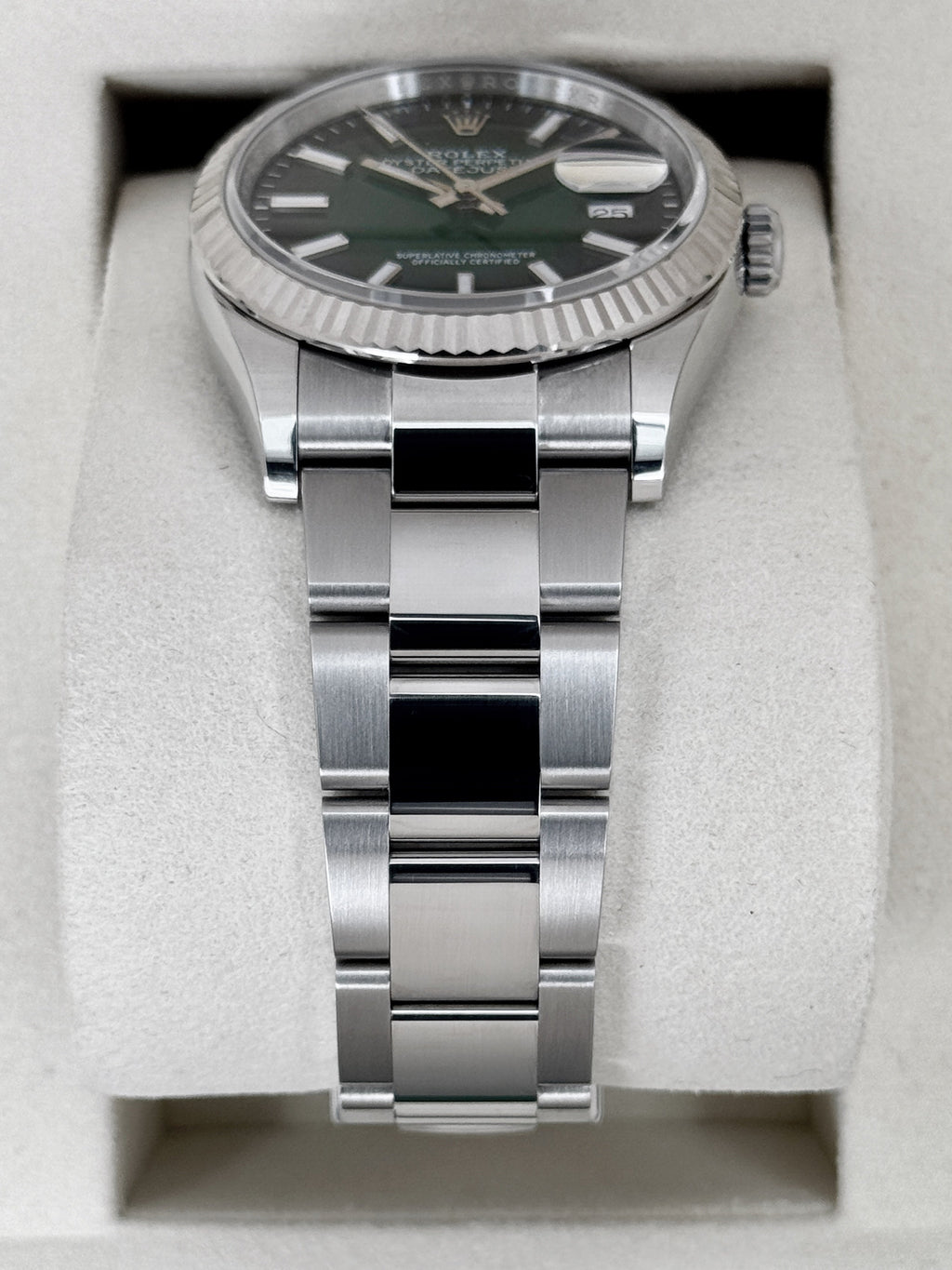 NEW 2026 Rolex Datejust 36mm 126234 Stainless Steel Oyster Green Ombre Dial