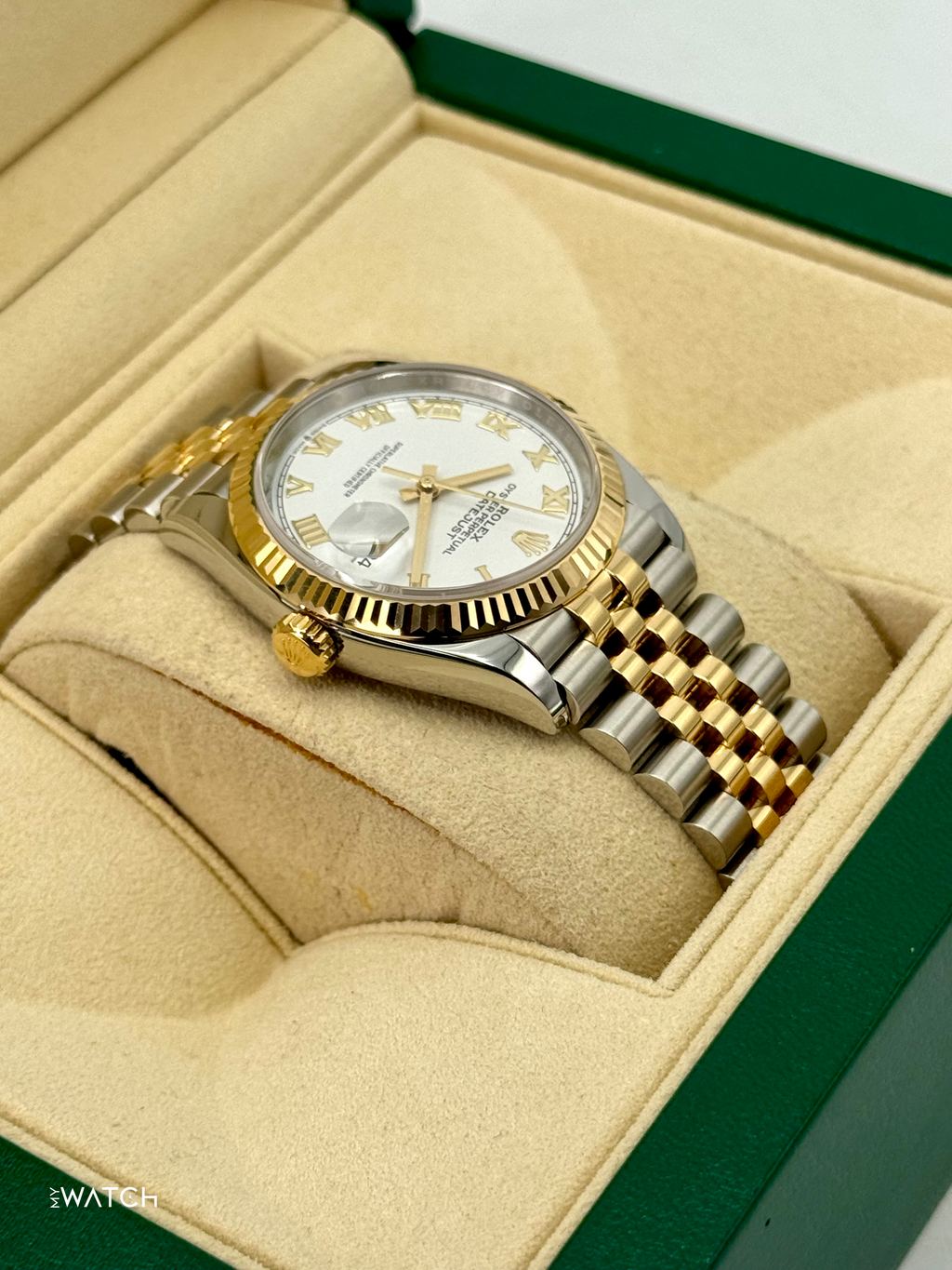 2018 Rolex Datejust 36mm 126233 Two-Tone Jubilee White Dial