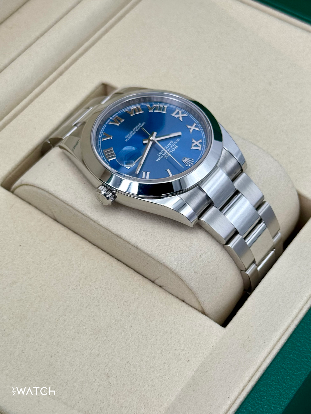 NEW 2025 Rolex Datejust 41mm 126300 Oyster Blue Roman Numeral Dial