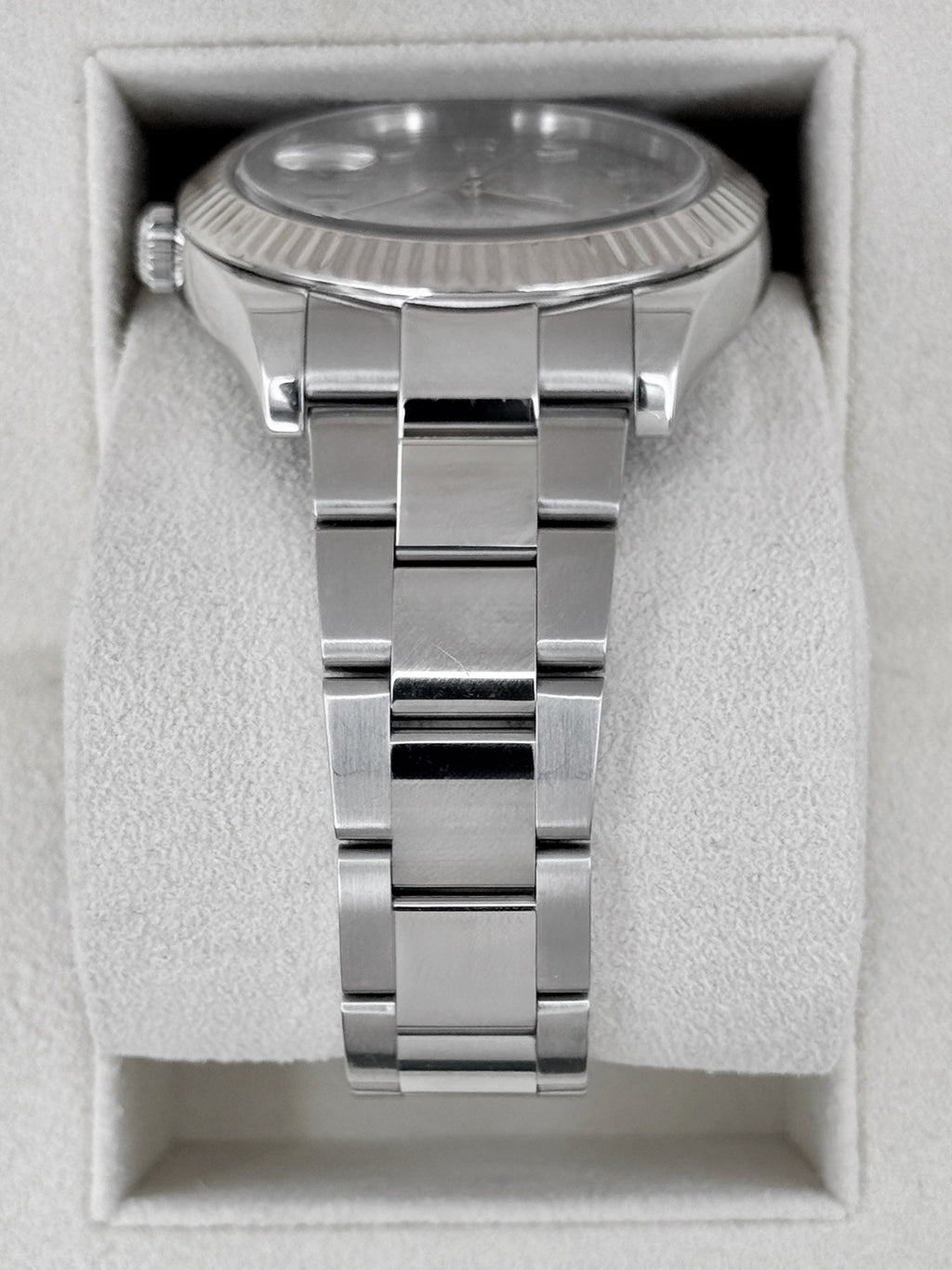 2010 Rolex Datejust II 41mm 116334 Stainless Steel Oyster Silver Dial