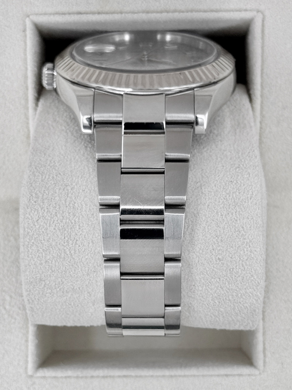 2010 Rolex Datejust II 41mm 116334 Stainless Steel Oyster Silver Dial