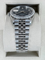 2024 Rolex Datejust 36mm 126284RBR Stainless Steel Jubilee Blue Diamond Dial