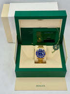 2025 Rolex Submariner "Bluesy" 41mm 126618LB Yellow Gold Blue Dial