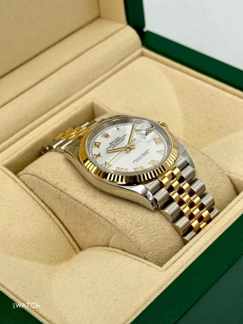 2018 Rolex Datejust 36mm 126233 Two-Tone Jubilee White Dial