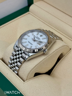 2022 Rolex Datejust 41mm 126334 Stainless Steel Jubilee White Dial