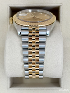 2022 Rolex Datejust 41mm 126333 Two-Tone Jubilee Champagne Diamond Dial