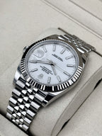 2025 Rolex Datejust 41mm 126334 Stainless Steel Jubilee White Dial