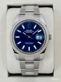 NEW 2025 Rolex Datejust 41mm 126334 Stainless Steel Oyster Blue Dial