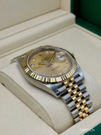 NEW 2026 Rolex Datejust 41mm 126333 Two-Tone Jubilee Champagne Diamond Dial
