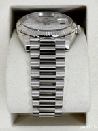 NEW 2026 Rolex Day-Date 40mm 228239 Presidential White Gold Meteorite Diamond Dial
